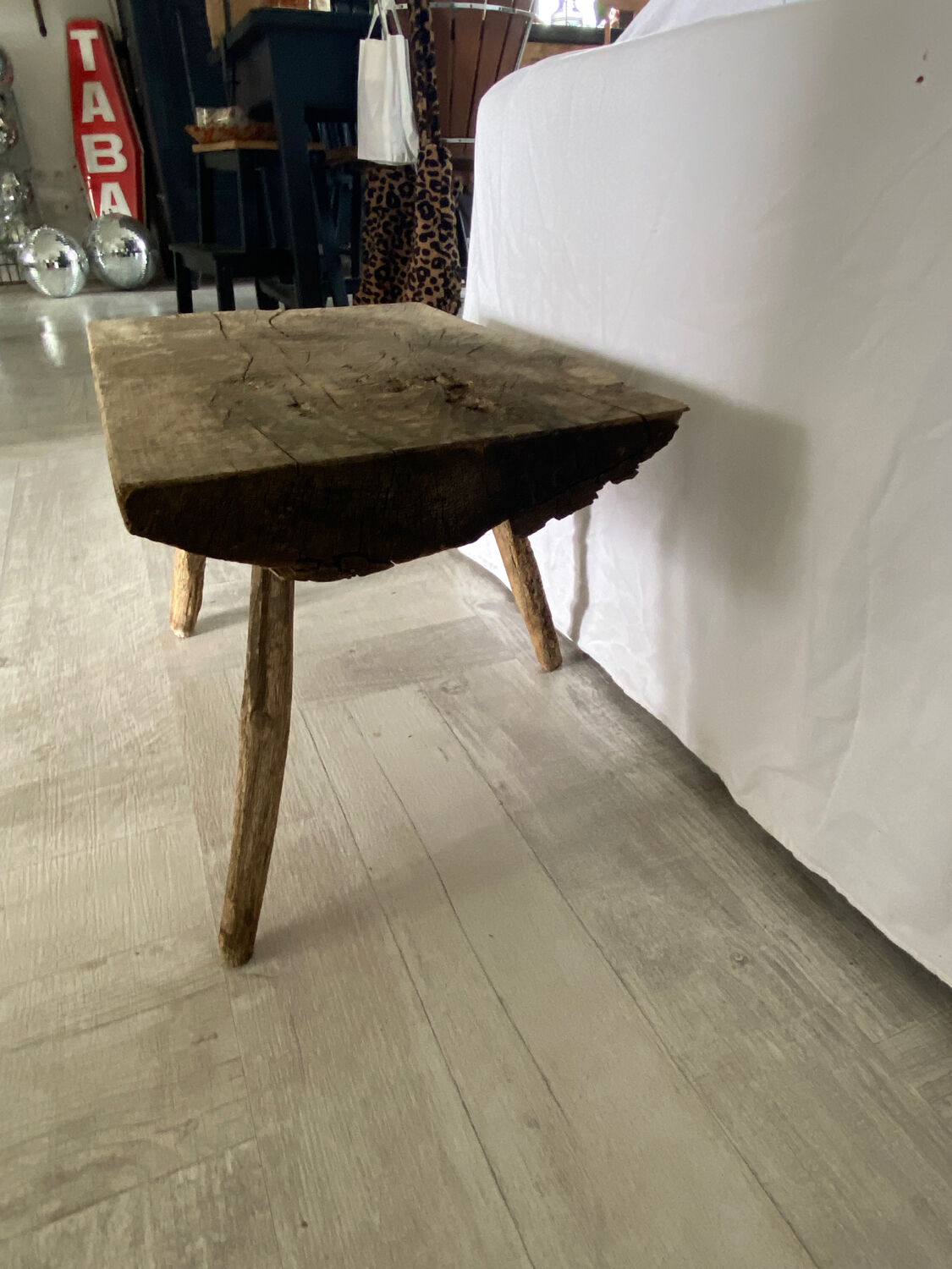 Vintage tripod stool