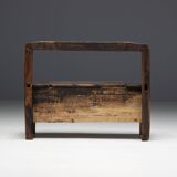 Banc Coffre Primitif Wabi Sabi, France, 19ème Siècle