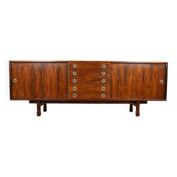 Enfilade en Palissandre de Rio Design Brésilien Vintage 1960