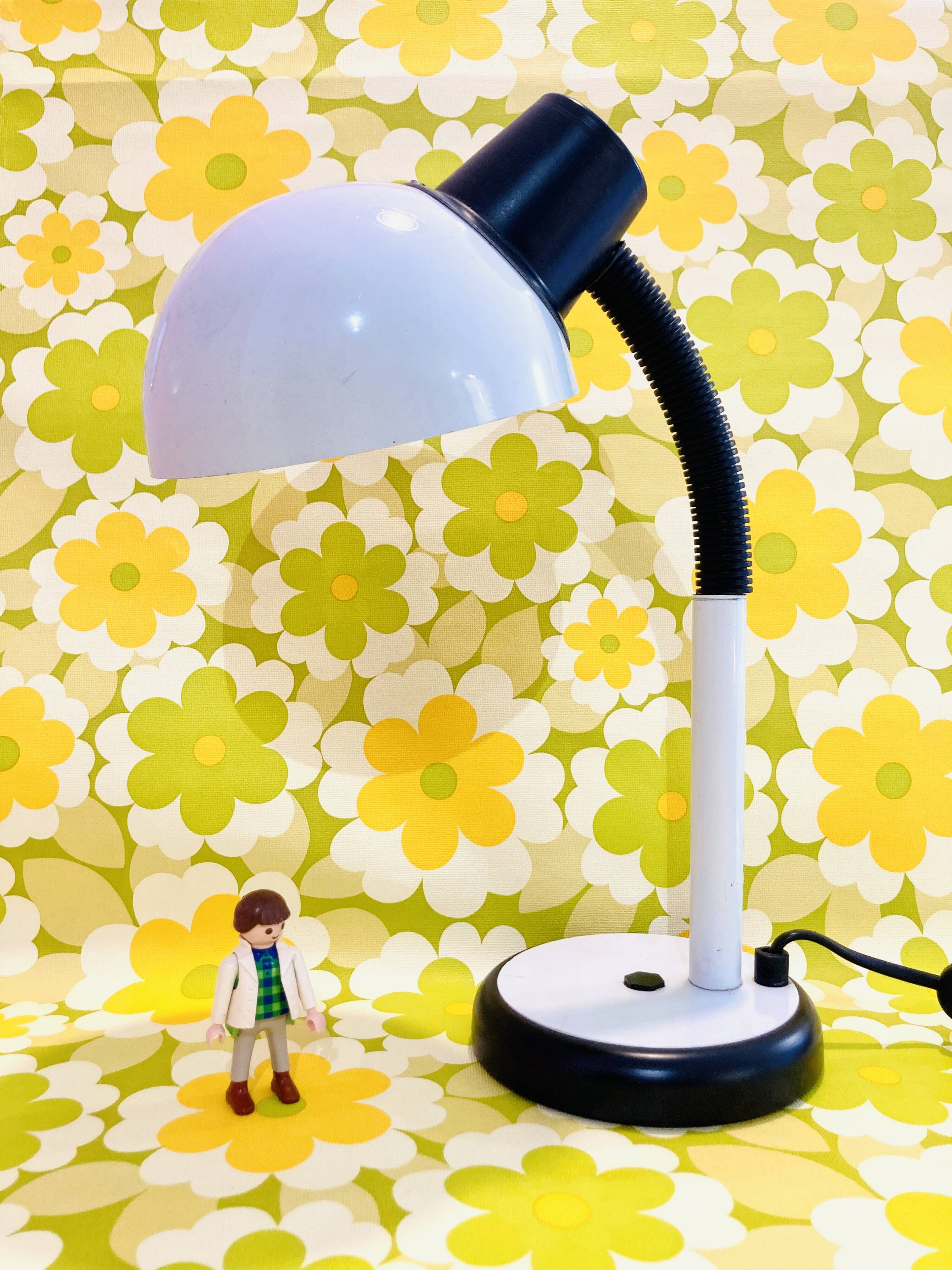 Light gray lamp of the 60s-70s articulated