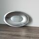 Oval stainless steel platter Made in France 1980s.