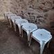 Set of 6 French industrial stools by Multipl’s – 1930s