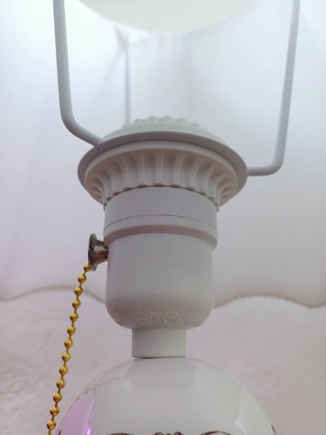 Paire de lampes de table en porcelaine Véritable Revol France