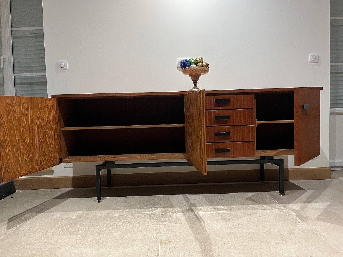 Vintage teak enfilade from the 60s-70s.