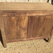 Louis XV style chest of drawers in stripped oak and left in natural wood