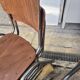 set of 6 vintage design chairs in wood and metal