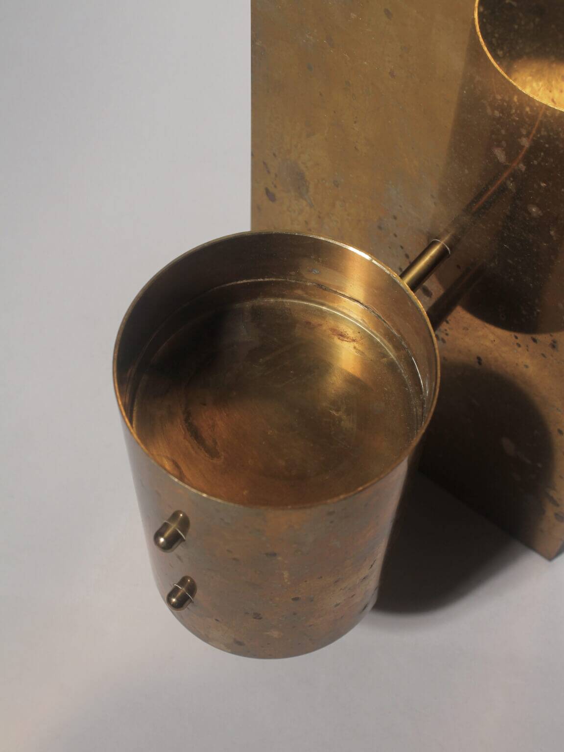Mid-century Brass Candle Sconce From Colseth, Norway