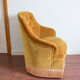 Fauteuil crapaud or