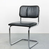 Leather Cesca Chair by Marcel Breuer, set of 2