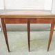 Antique Wooden Half Moon Game Table Console