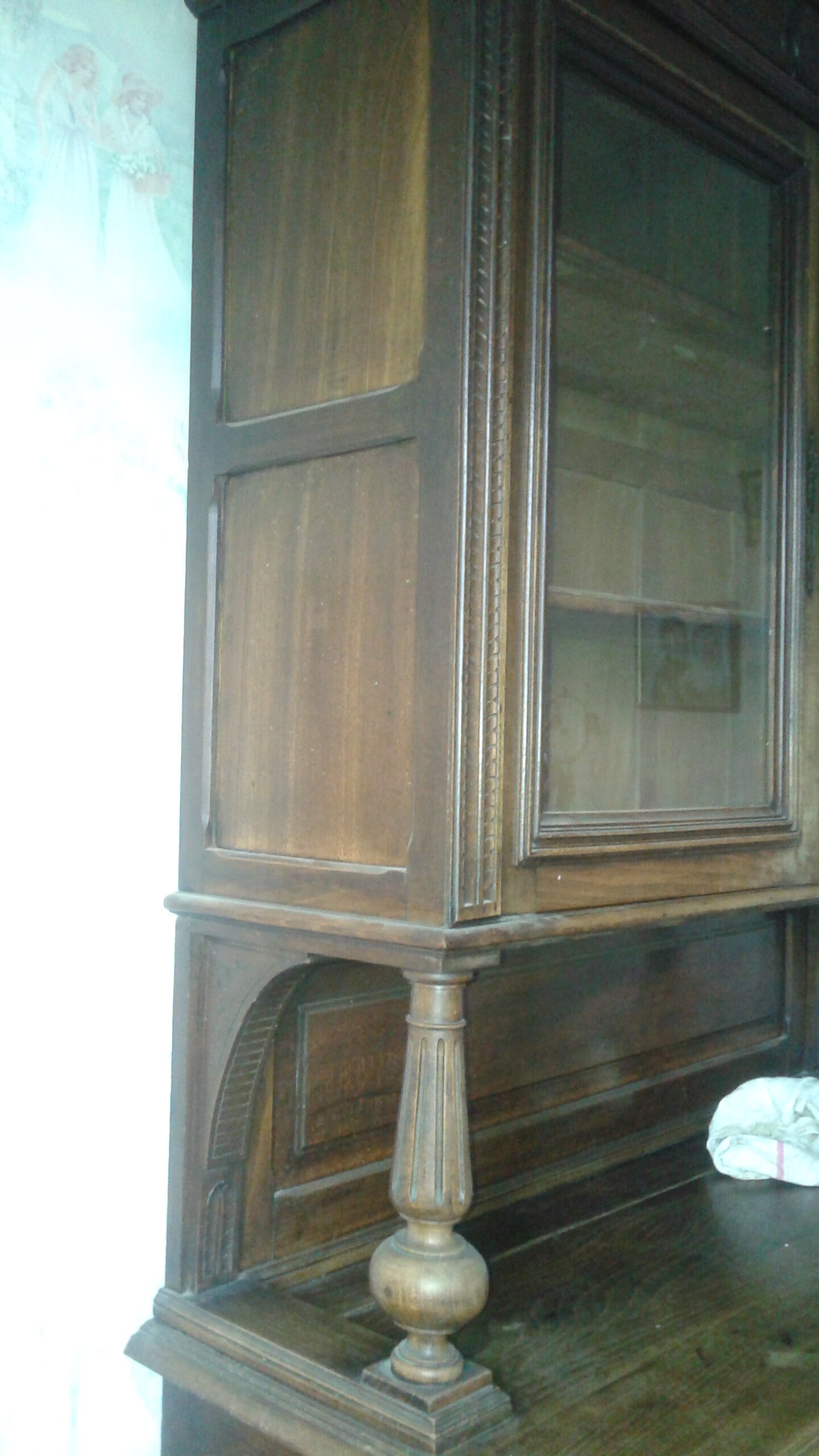 Old wooden buffet