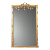 Neoclassical antique mirror in gilded wood, Italy, 20th century
