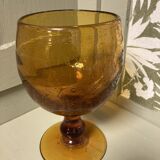 Large vintage bubble glass