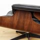 Fauteuil et pouf Charles & Ray Eames pour Herman Miller