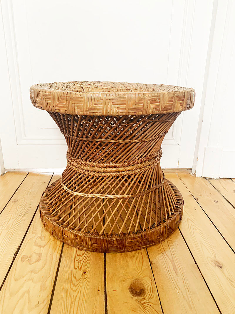 Rattan stool
