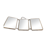 Triptych mirror of Barbier Mirclair design 60s