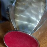 Miniature silver and crystal vase