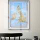 The British Isles, original map printed in 1879.
