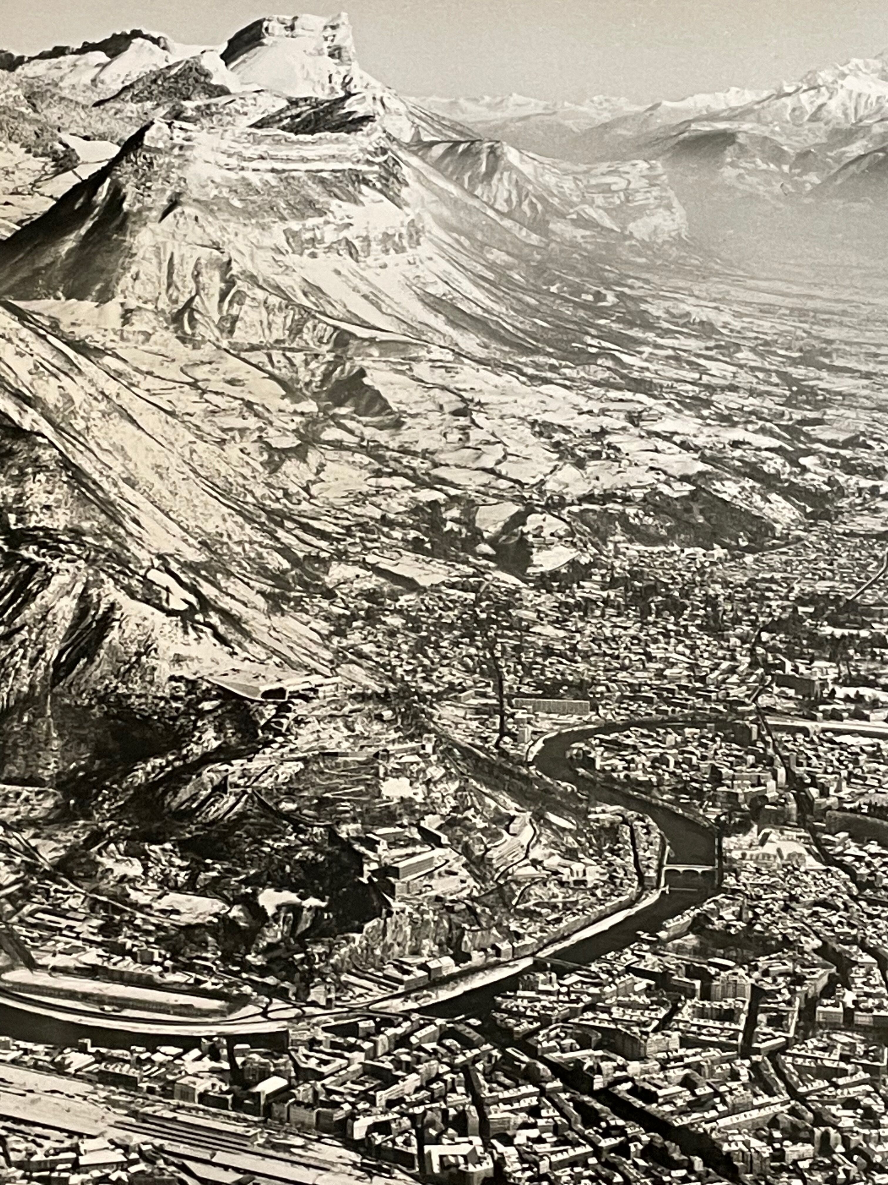 Photograph black and white silver print circa 1970