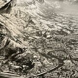 Photograph black and white silver print circa 1970