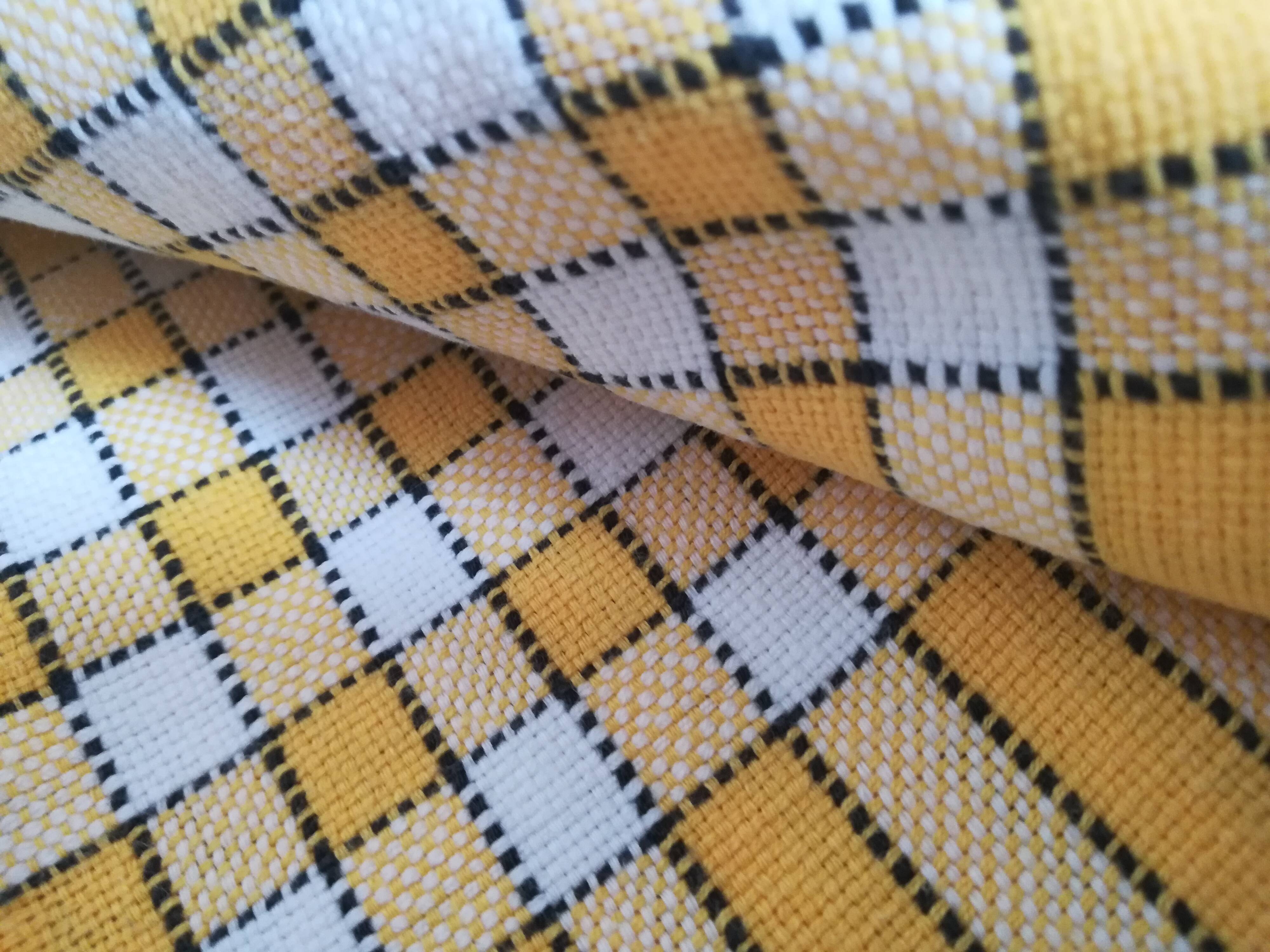 Vintage gingham tablecloth