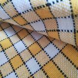 Vintage gingham tablecloth