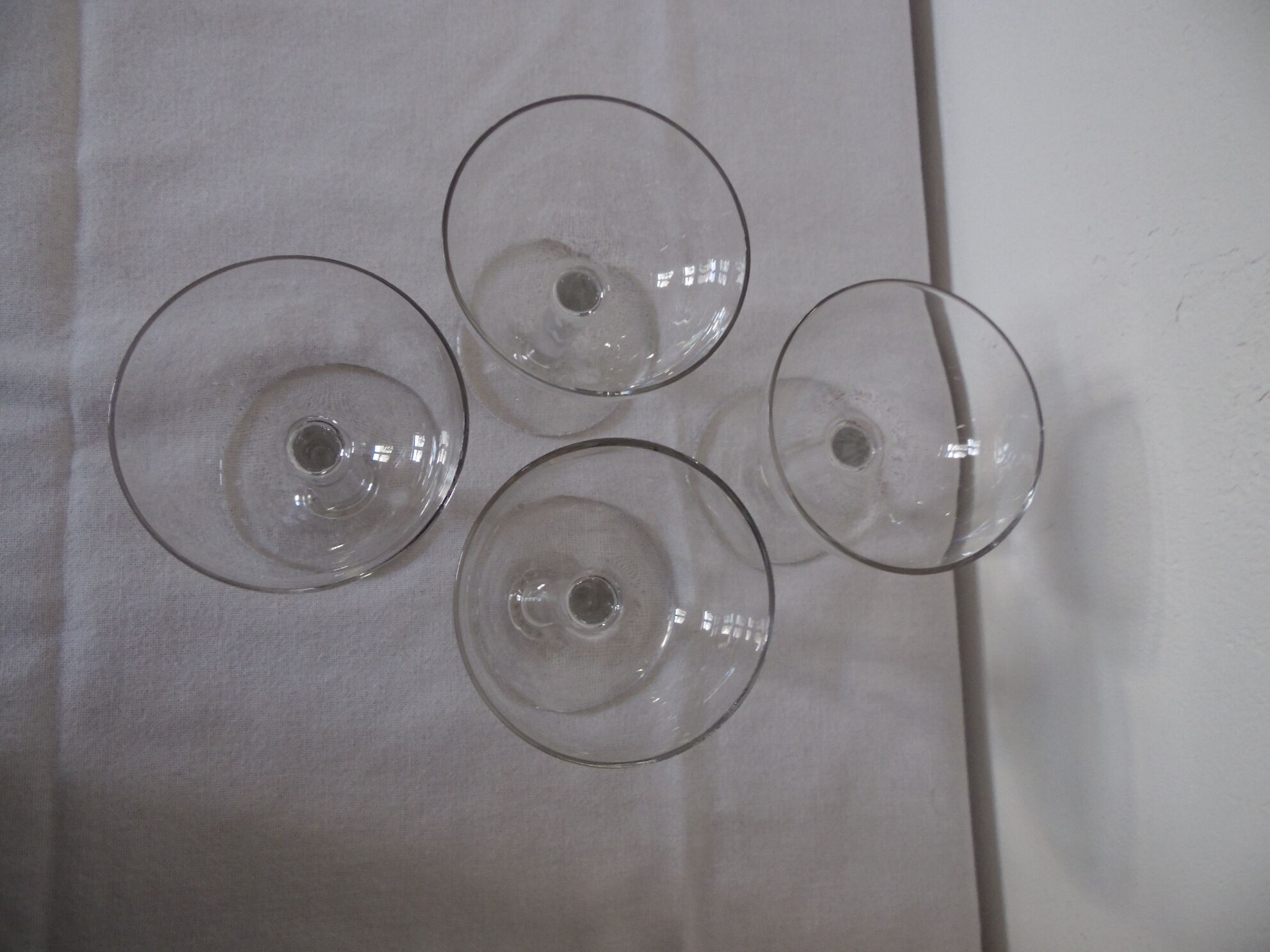 Set de 4 coupes à cocktail ou champagne