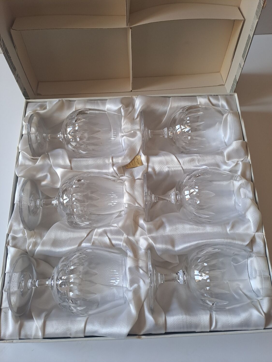 6 brandy glasses Bayel Cristallerie Royales De Champagne