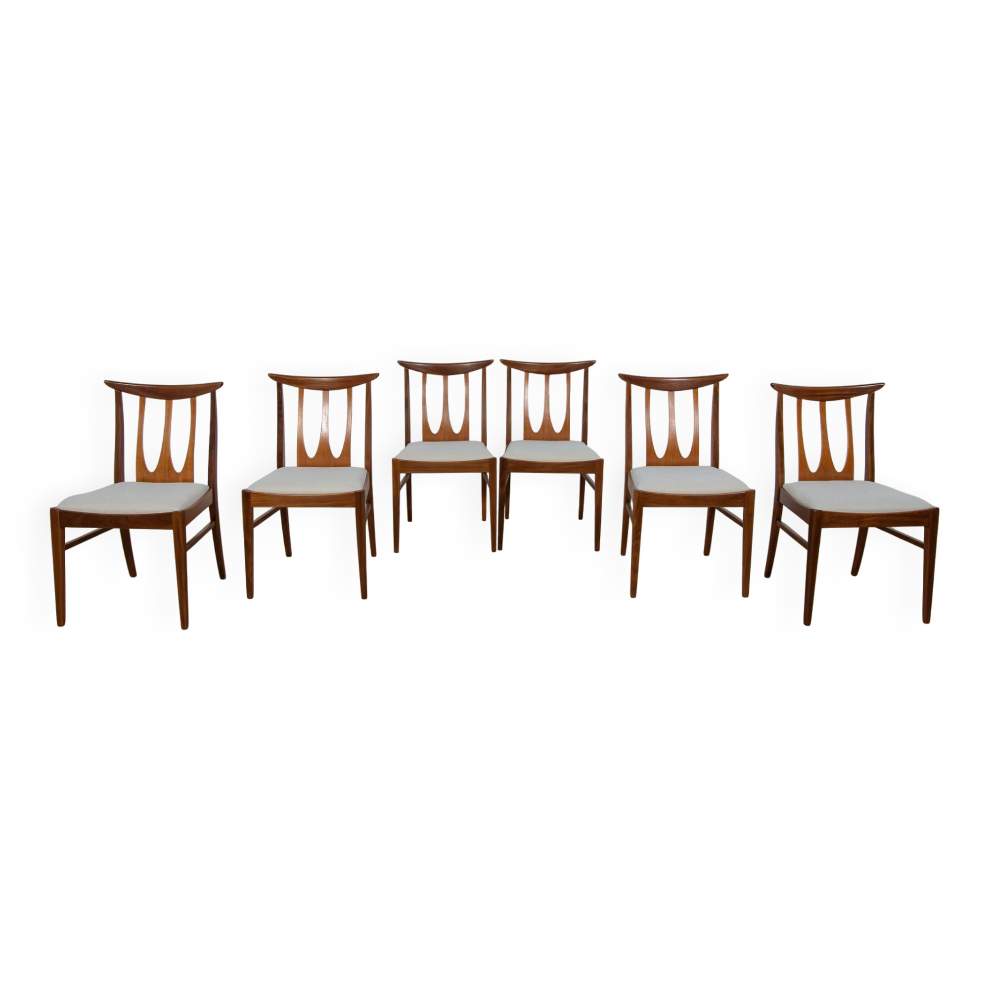 Brasilia Dining Chairs from G-Plan, 1960s, Set of 6