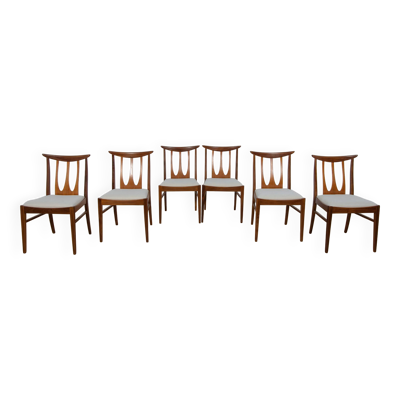 6 chaises de salle à manger Brasilia de G-plan, 1960