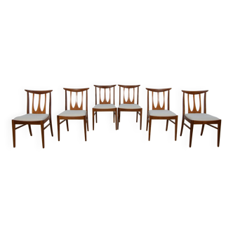 Brasilia Dining Chairs from G-Plan, 1960s, Set of 6