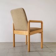 Pair of Danish armchairs in beech