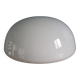 Half globe opaline ceiling light, diameter 20 cm, with base