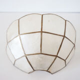Mother-of-pearl shell shape wall lamp