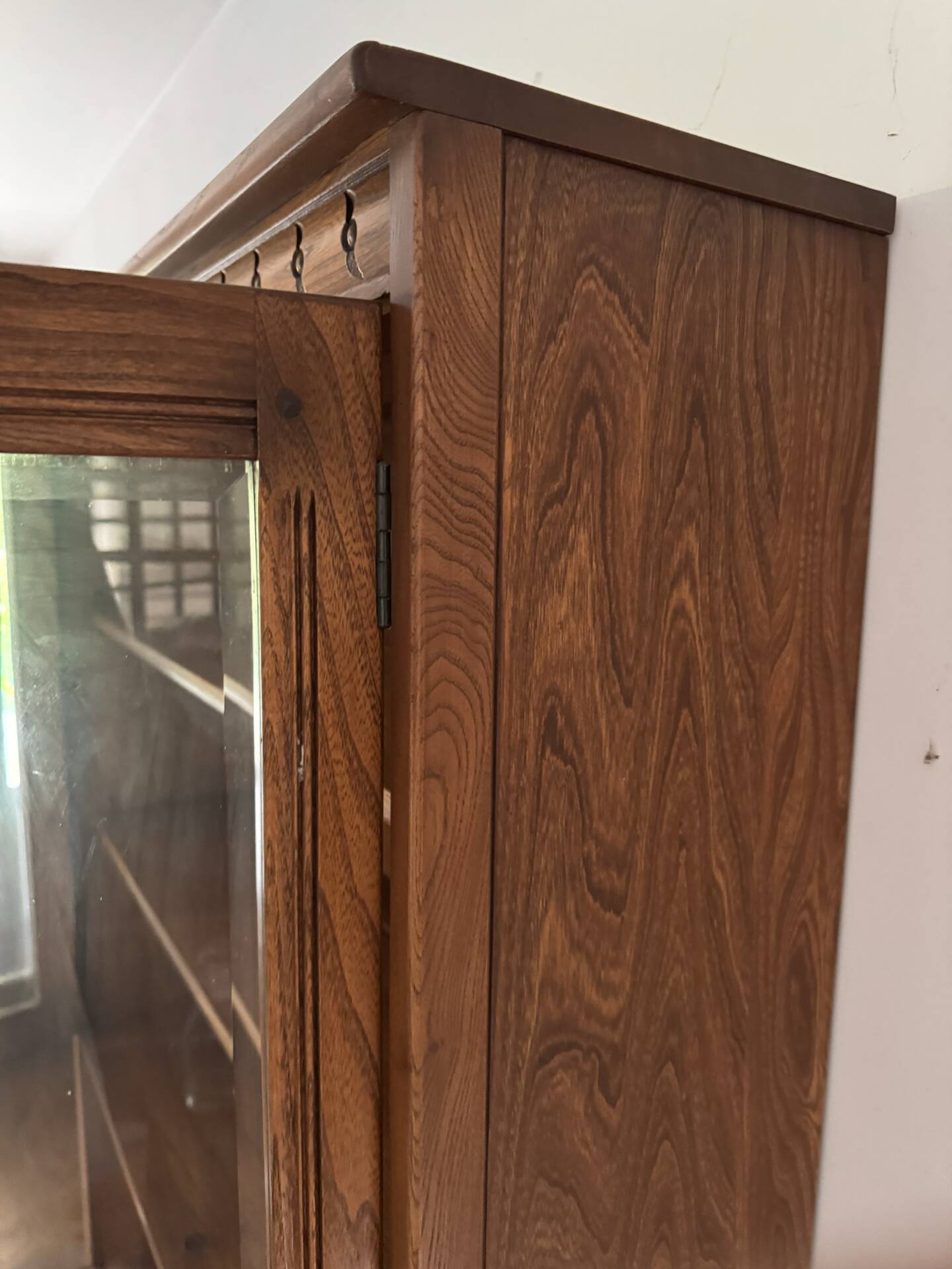 Ercol library cabinets storage England in elm