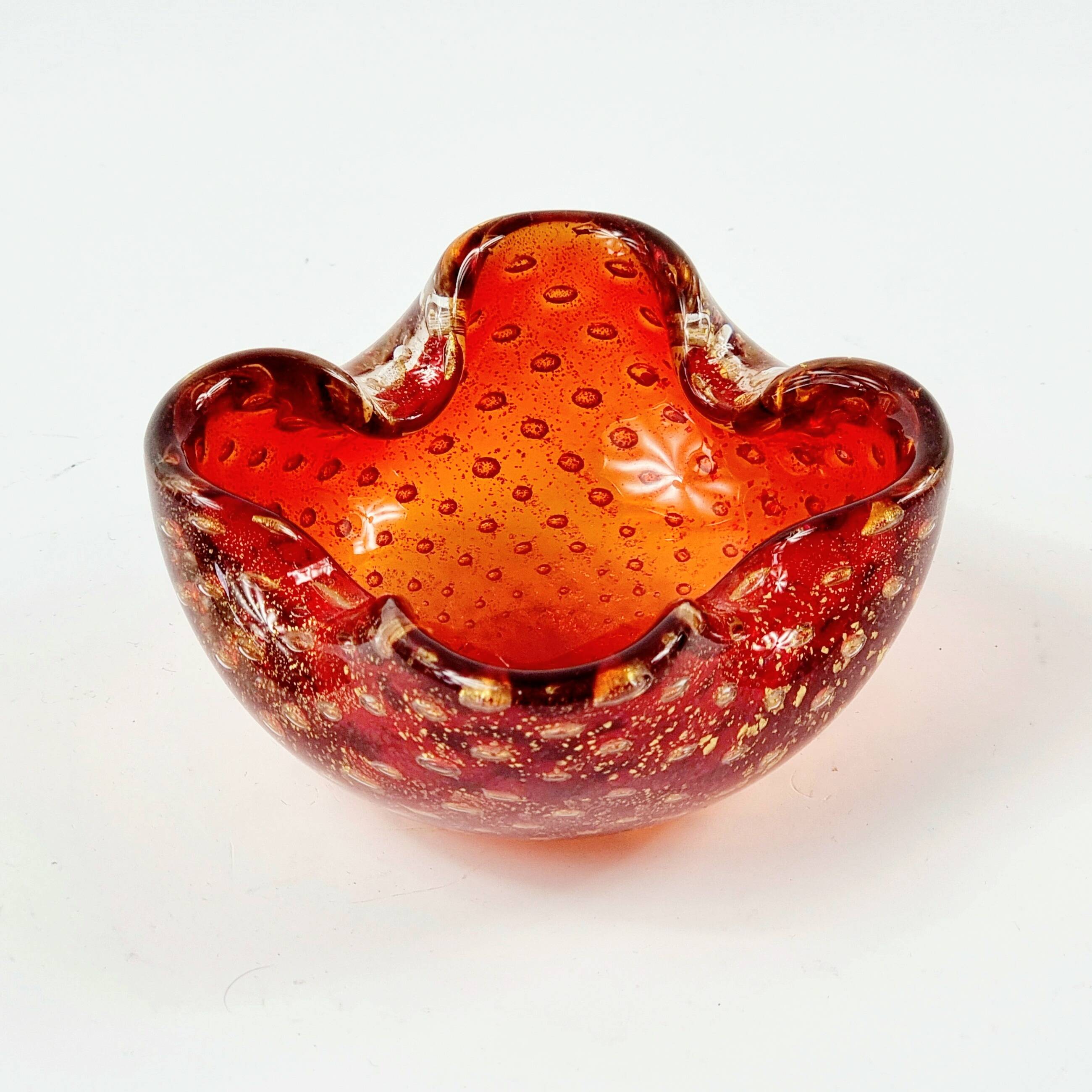 Mid Century Murano Glass Catchall/Ashtray - Barovier & Toso, Italy, 1960s