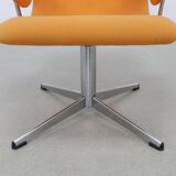 Vintage Swivel Lounge Chair Chrome 1960s
