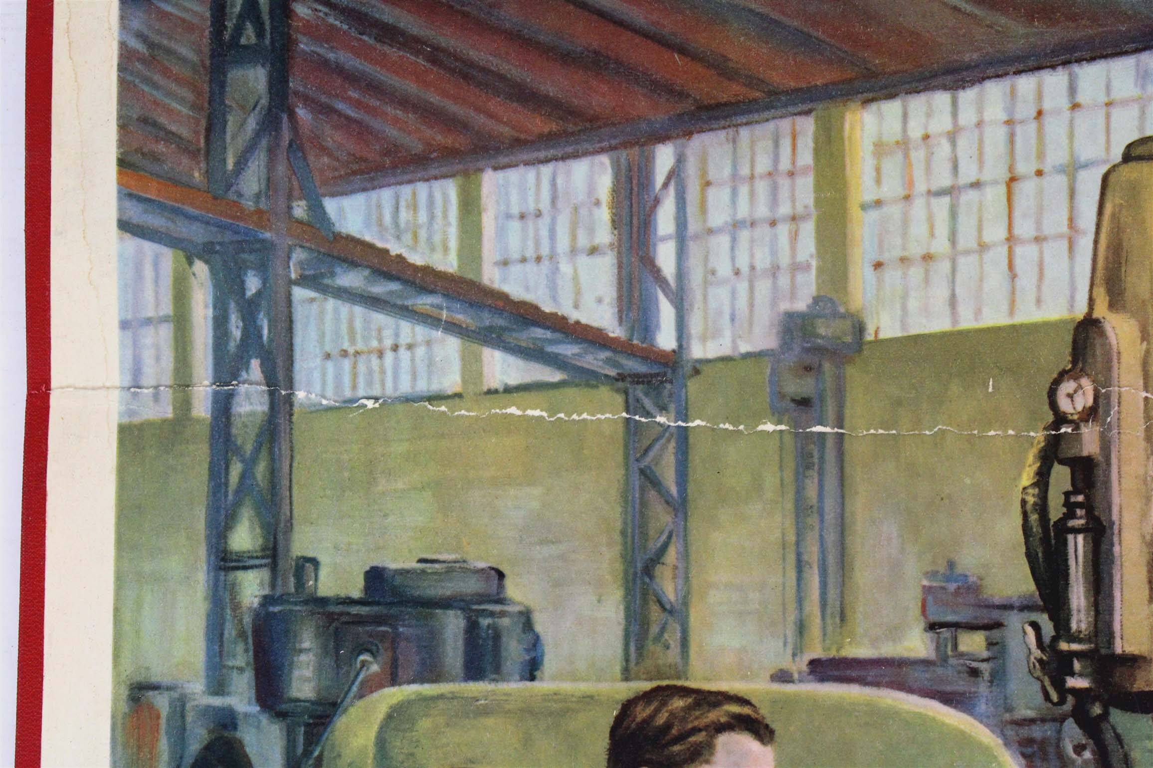 Czech Industrial Poster by Frantisek Bilek, 1950s