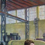 Czech Industrial Poster by Frantisek Bilek, 1950s