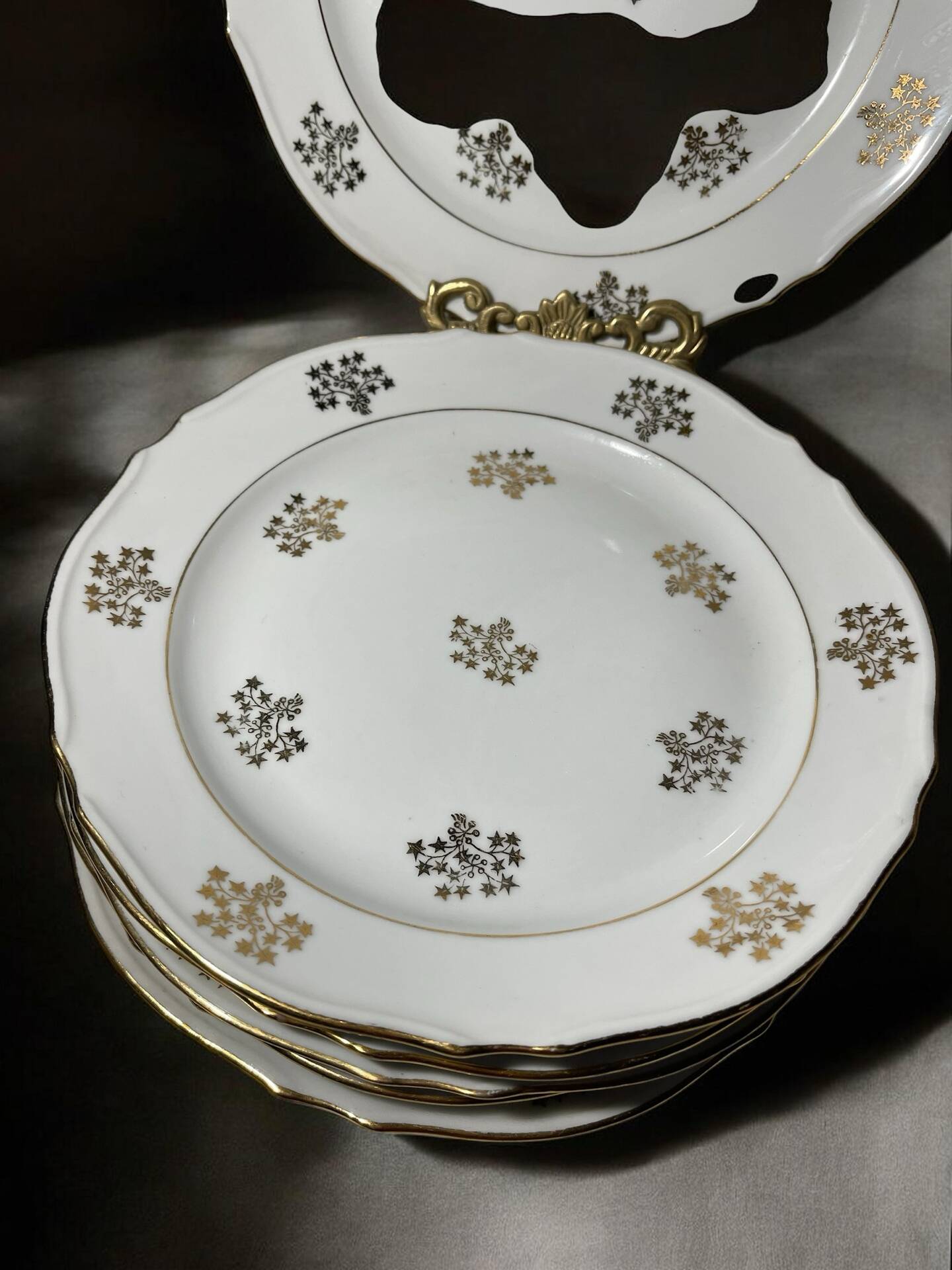 6 vintage Limoges porcelain plates – Pasta & Enamels – Decor of