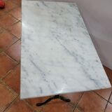 Bistro table with marble top