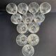 Liquor glasses (12) - art deco - cut and blown crystal