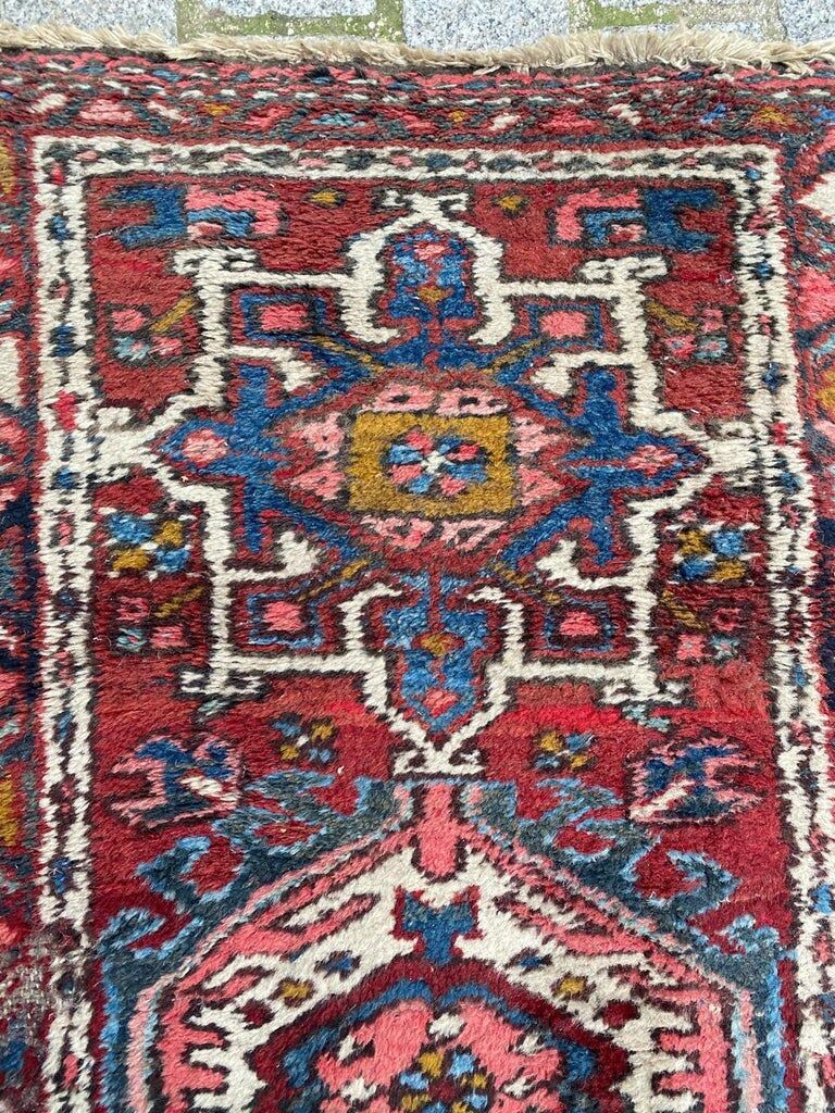 Mid-century Heriz carpet 116x62 cm