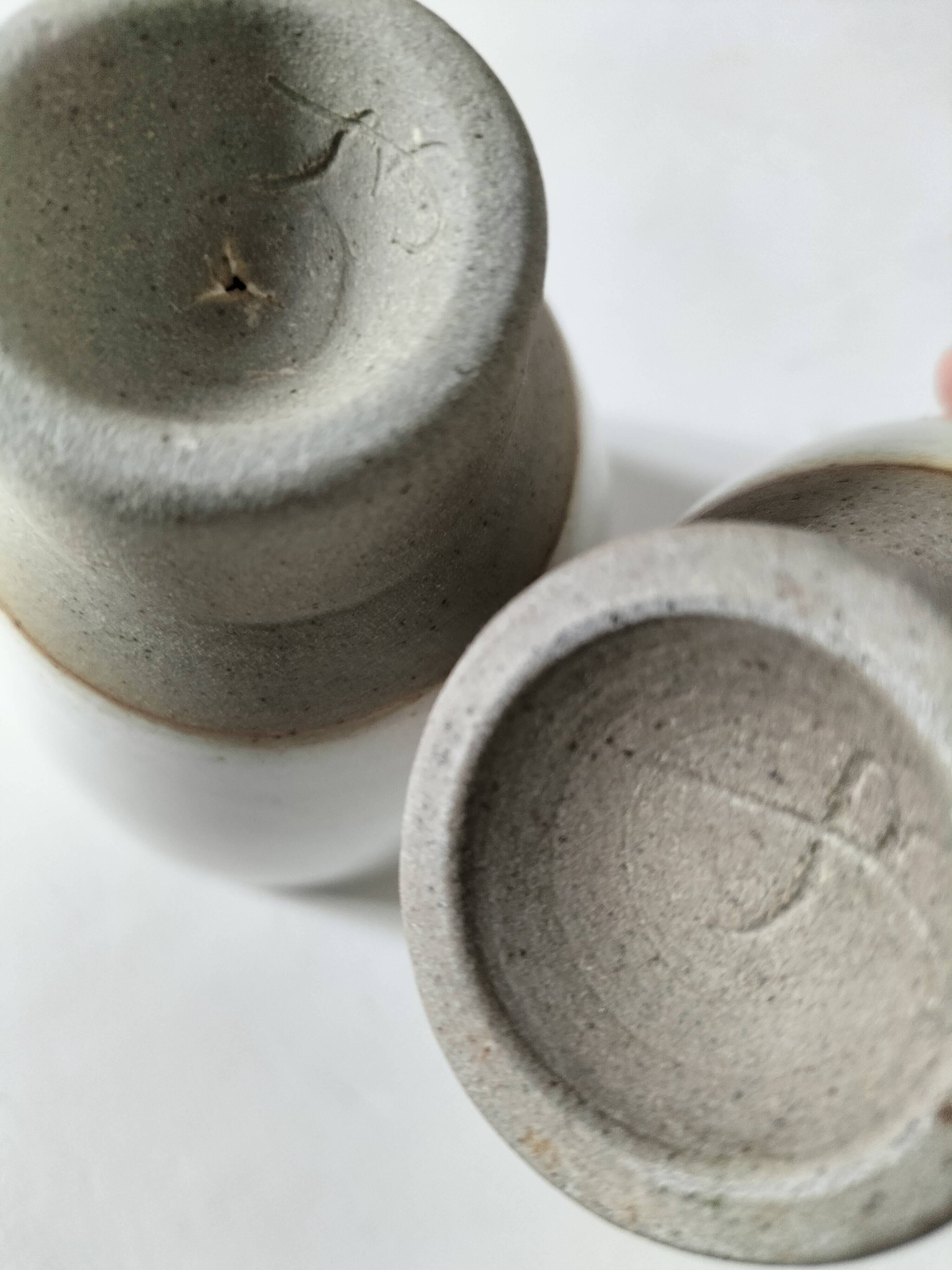 Two goblets on a pedestal Atelier Hurtault Puisaye