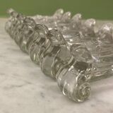 Portieux set of 7 moulded crystal knife rests from the early 20th century.