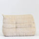 Vintage Togo Ligne Roset corner chair beige velvet by Michel Ducaroy
