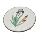 Underside of old faience dish