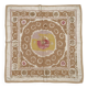 Nappe brodée à la main vintage 123x125 cm