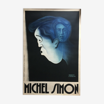 Affiche cinéma "Michel Simon portrait" 80x120cm 1930