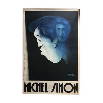 Affiche cinéma "Michel Simon portrait" 80x120cm 1930